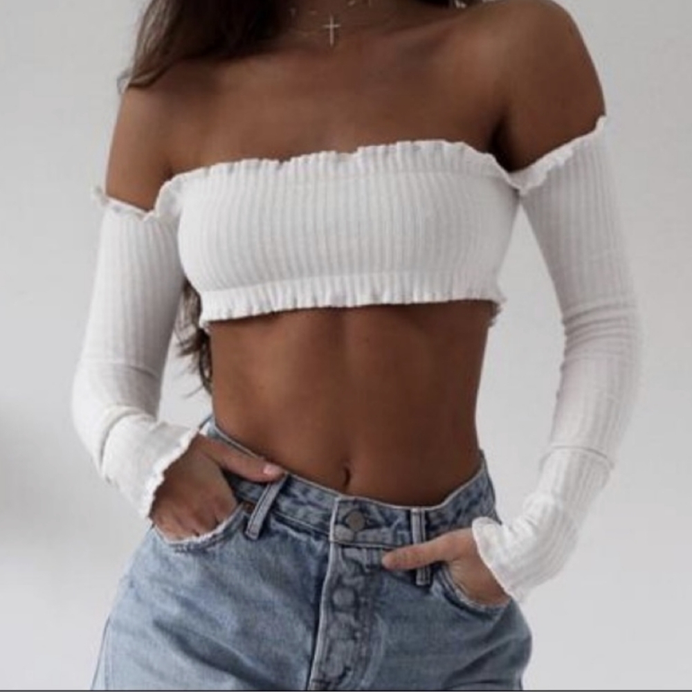 Are You Am I Tiiu crop top Small
